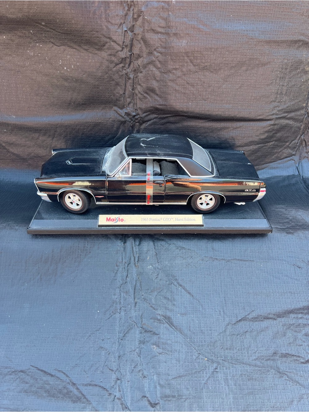 Black 1965 Pontiac GTO Model Car - Home Accent